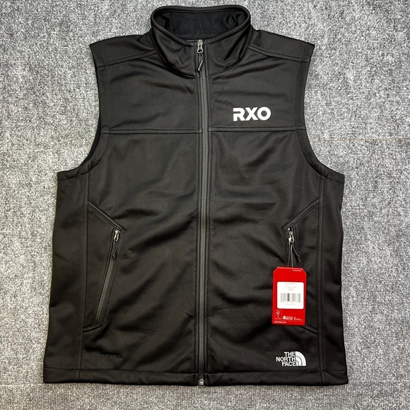 The North Face Ridgewell FZ Vest Men's Large Black Full Zip RXO Logo Brand NEW - Picture 2 of 10